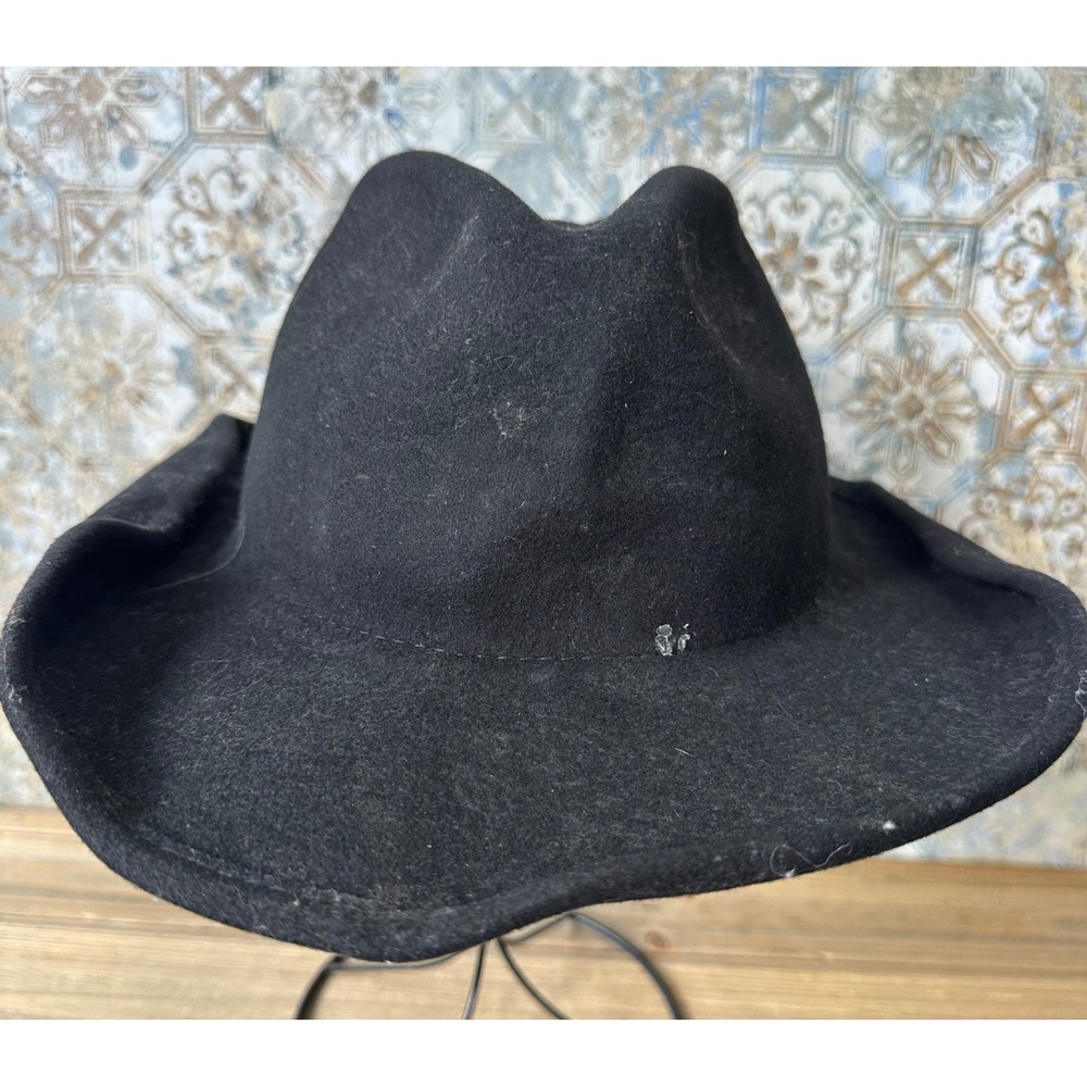 Shyanne Bullhide Cowboy Hat Wool Felt Western Womens XL Black